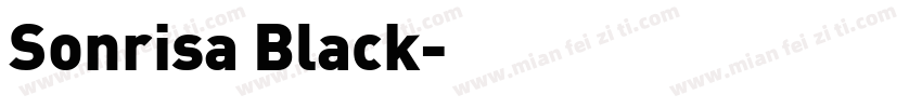 Sonrisa Black字体转换